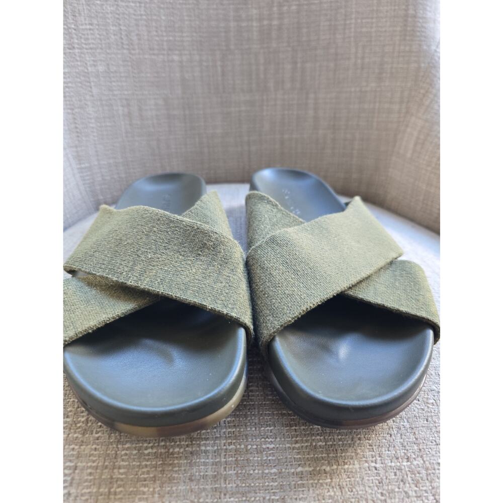 Size 7 Green Rothy Weekend Slides RARE - Picture 2 of 7